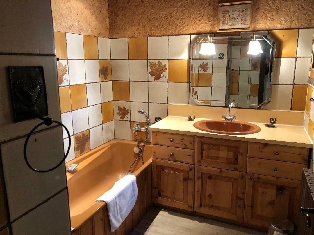 Grand Chalet - Appartement 5Pax Au Pied Des Pistes - Parking - Skiroom - Cheminee Decorative- Balcons Тінь Екстер'єр фото